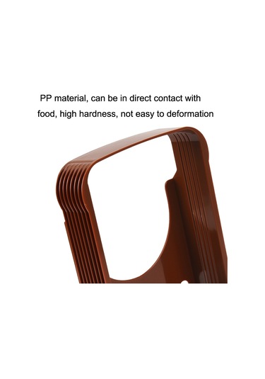 Sones Ev Pişirme Aracı Ekmek Somun Tost Mutfak Dilimleyici Kesici Kahverengi