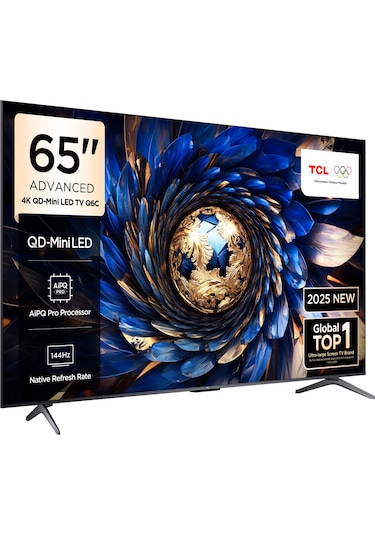 TCL 65Q6C 65" 165 Ekran Uydu Alıcılı 4K Ultra HD MiniLED Google TV