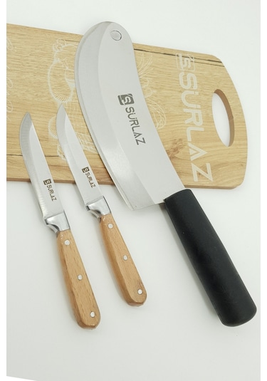 Sürmene Mutfak Bıçak Seti Soğan. Satırı. Pide Kesici