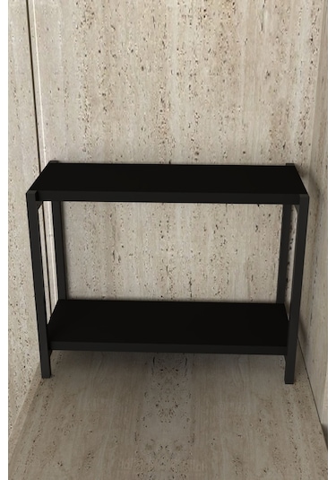 Aju Tezgah Üstü Raf Masaüstü Ayaklı Organizer Mutfak Banyo Düzenleyici Baharatlık Kitaplık Yüksek Raflık Siyah