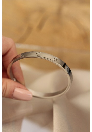 Bb3569 - 316l Çelik Silver Renk Bilezik