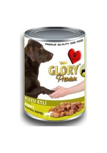 Glory Premium Kuzu Etli Konserve Yavru Köpek Maması 12 x 400 G