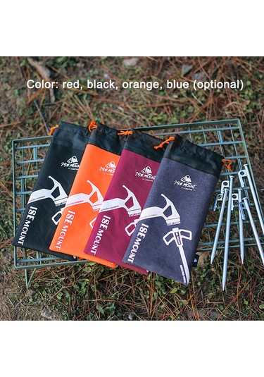 Yifomall Oxford Kumaş Kamp Depolama Çantası - Çadır Çivi, Rüzgar Teli, Çekiç İçin Dış Mekan Çantası Mavi Mavi