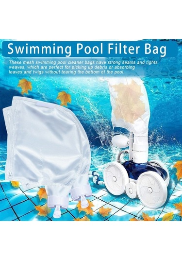 Ulzyvf Lebihmurah 5147 Havuz Temizleme Torbası Polaris 280,480 Filtre Torbası Podazz İçin Mükemmel Havuz Temizleyici