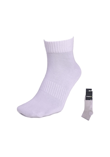 2'li Unisex Beyaz Soket Çorap 25yuc008-byz 1738491 Beyaz
