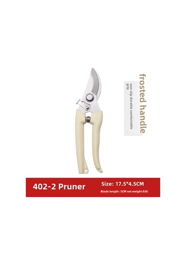 Youmex Bahçe Budama Makası - Pas Örtünmez Çelik Bıçaklı, Pp Tutanaklı, Çiçek Ve Meyve Ağacı Geliştirme, 90g Hafif Tasarım Kireç Rengi Eğimli Bıçak