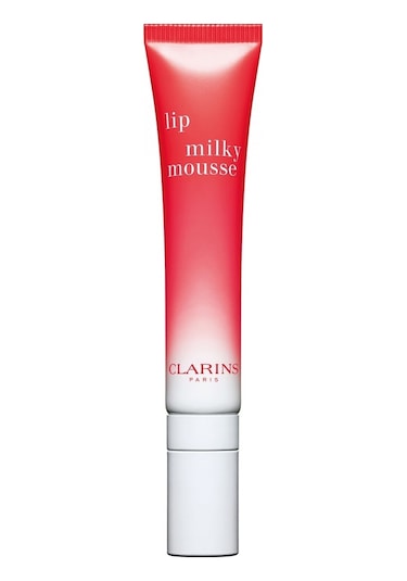 Clarins Lip Milky Mousse 01 Strawberry Dudak Parlatıcısı 10 Ml