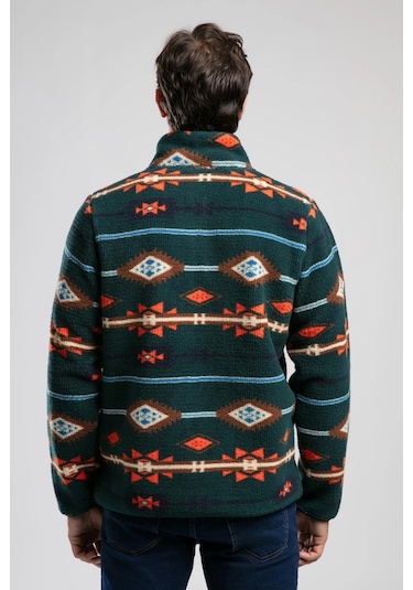 Lee Cooper Erkek Sweat 261 Lcm 241061 5150 Koyu Yeşil Desenli Koyu Yeşil Desenli