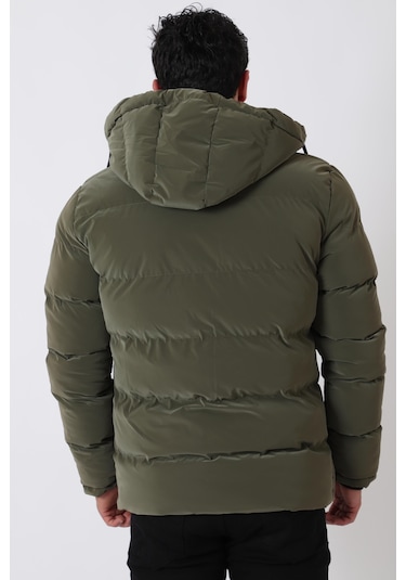 Cep Fermuarlı Armalı Nova Kışlık Şişme Mont Pldp 2959-nm 50451 Haki