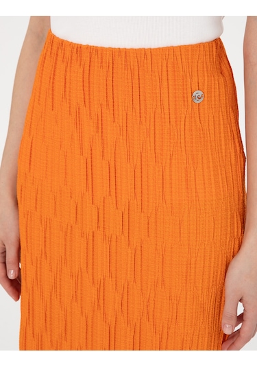 Pierre Cardin Kadın Turuncu Etek Örme 50301436-vr051 Turuncu