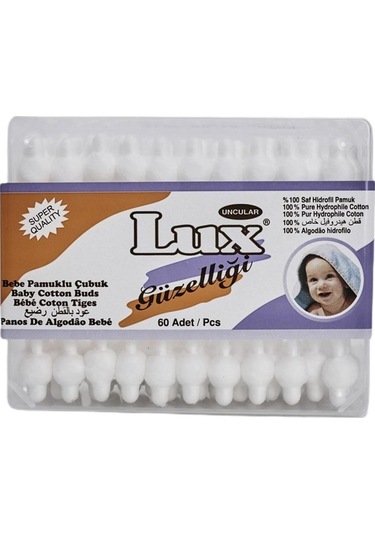 Lux Bebe Pamuklu Kulak Çubuğu 60 Adet