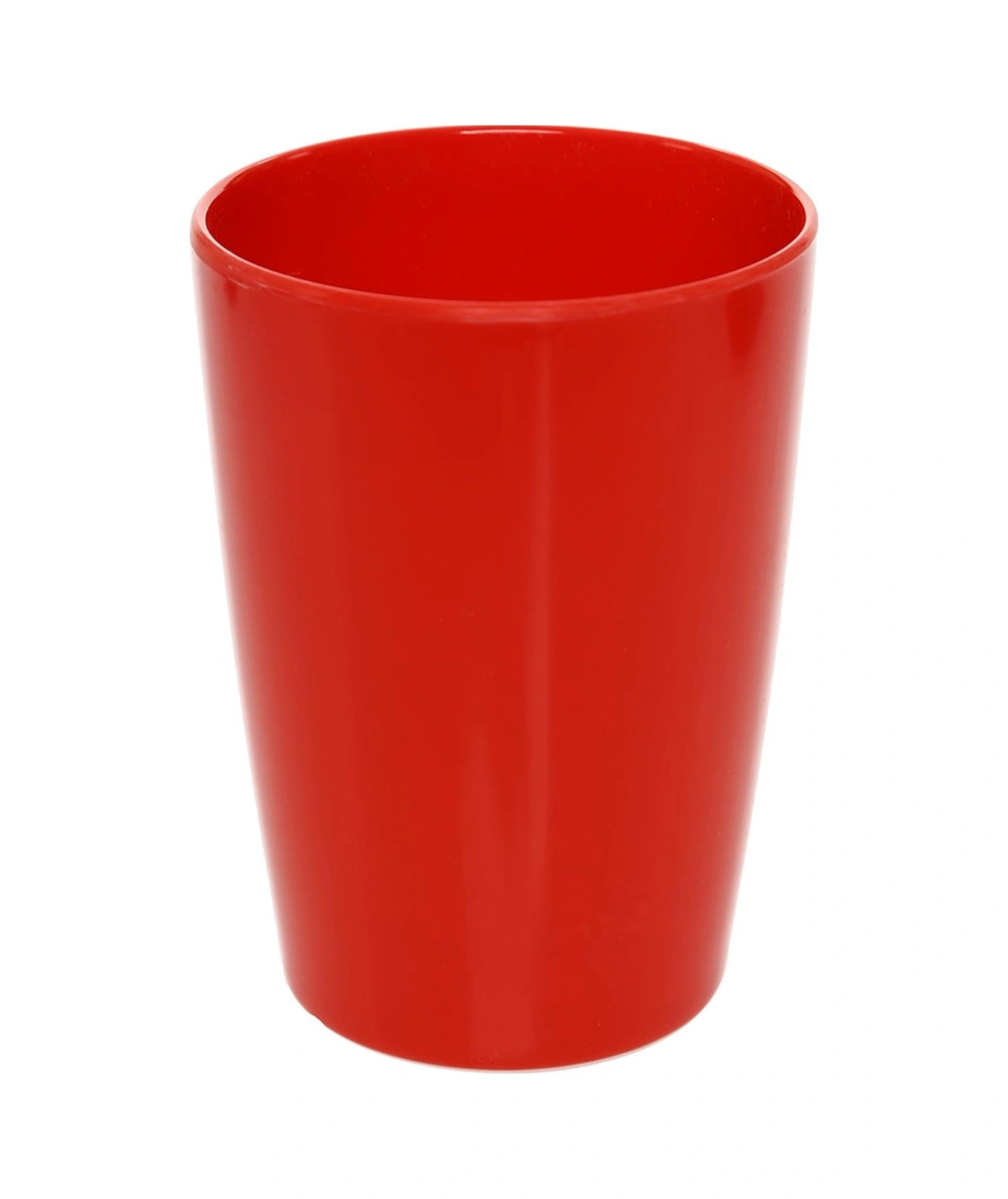 2 Adet Diş Fırçalık Ve Macun Kabi Kırmızı Melamin 8x8x11cm 400ml Banyo Seti Çok Renkli