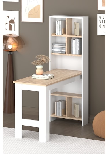 Riva Çok Amaçlı Dolap, Çok Amaçlı Masa, Mutfak Adası, Kiler Dolabı, Mutfak Masası Beyaz