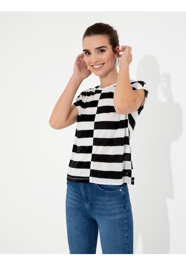 Pierre Cardin Kadın Siyah Tişört 50246194-vr046 Siyah