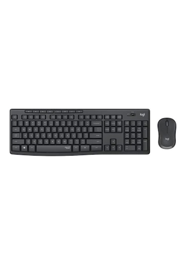 Logitech Mk295 Q Tr Siyah Kablosuz Klavye Mouse Set