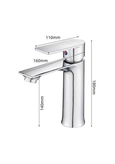 Boheme Fleko Lavabo Bataryası Moi 111 Krom Krom