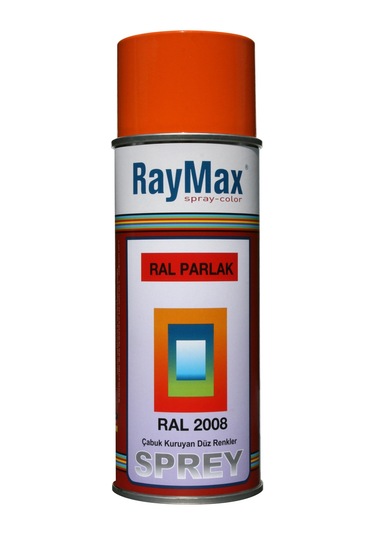 Raymax Sprey Boya Ral 2008 Açık Turuncu 400Ml