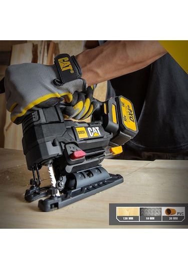 CAT DX51B 18 V Kömürsüz Profesyonel Dekupaj Testere
