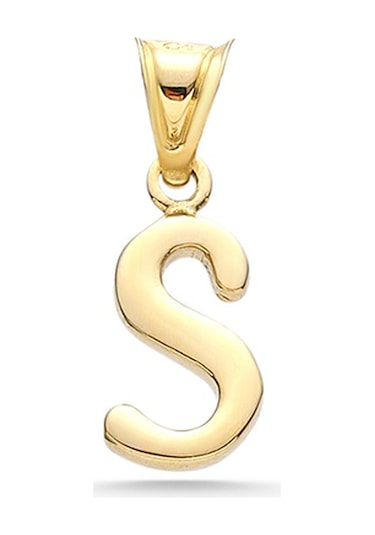 Sefa Gold 14 Ayar Altın S Harf Kolye Ucusfklu056