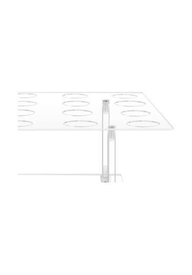 Homyl Akrilik Dondurma Koni Tutucu Suşi El Rulo Rafı Taban Temizlemek