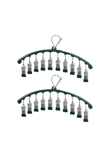 Xiaaokeji Dolap İçin Tayt Düzenleyici, Yoga Pantolon Askıları Yerden Tasarruf Sağlayan Yeşil Yeşil