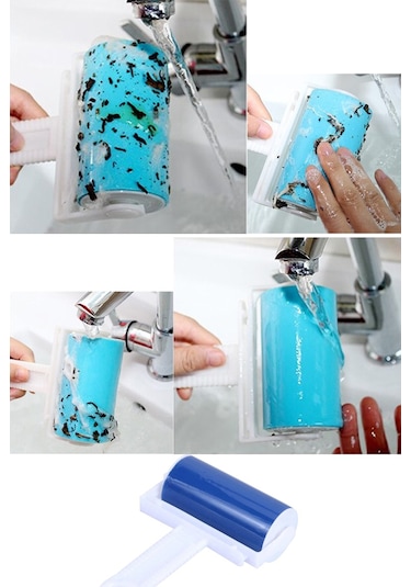 Tüy ve Toz Toplama Rulosu Aparatı Yıkanabilir Pratik Yeni Nesil