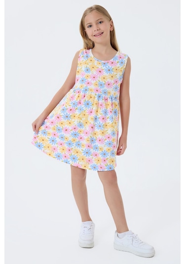 Rolypoly Kız Çocuk Beyaz Elbise 5274-49672 Beyaz