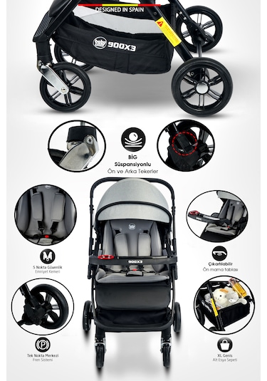 Baby Home 902 X4 Travel Sistem Bebek Arabası