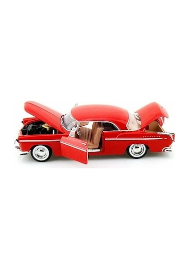Motormax 1 24 1955 Chrysler C300 Kırmızı Die-cast Model Araba