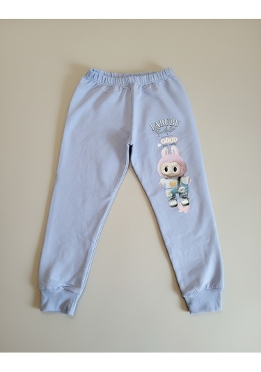 Labubu Kız Çocuk 2'li Alt Üst Takım Ekru