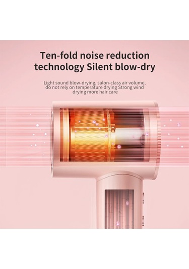 Lixiaqu01 Pink Yüksek Hızlı Elektrikli Saç Kurutma Makinesi
