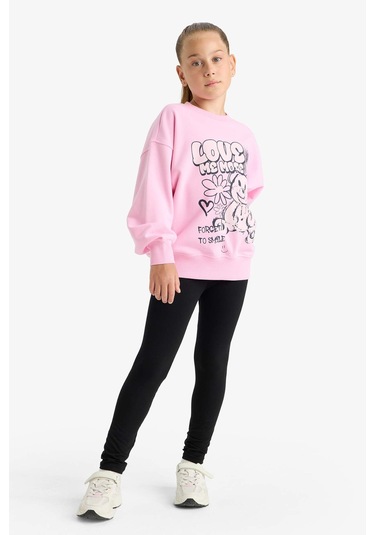 Defacto Kız Çocuk Okul Uzun Boy Tayt A6907a825aubk81 SiYAH