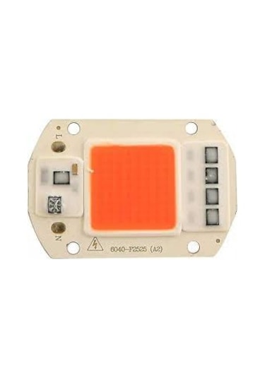 PowerLed Cob Led 5 Adet 50 W Kırmızı Işık Ac Projektör Çip