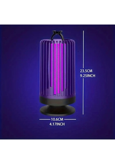 Boatshop1 Mavi Mosquito Killer Lamba Ev Ofis Okul Restoran Yatak Odası Için Sessiz Işiksız Sinek Kovucu