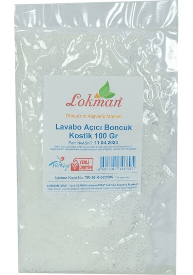 LokmanAVM Boncuk Kostik Lavabo Açıcı 100 G