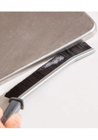 Dancemonkey Banyo Uzun Boşluk Fırçası Mutfak Fayansı Temizleme Çok Fonksiyonlu Fırça - Siyah