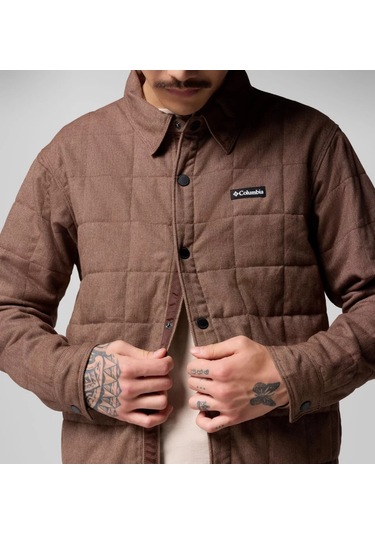 Columbia Am4571 Landroamer Kapitone Erkek Gömlek Ceket 2054721256 Kahverengi