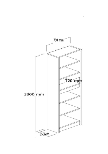 Umg Mobilya Patentli Santra Kulpsuz 4 Kapaklı, Çok Amaçlı Dolap, Mutfak, Elbise, Balkon, Kiler, Dosya Dolabı Beyaz - Meşe