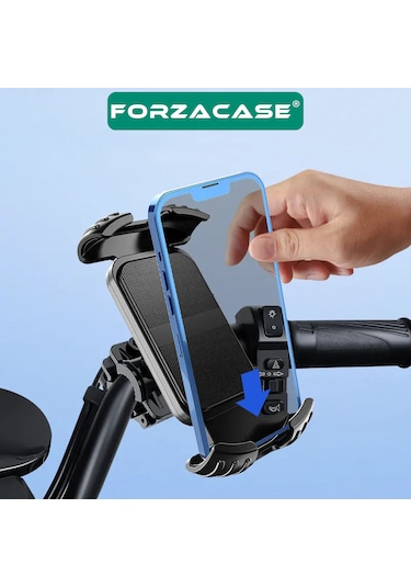 Bisiklet Motosiklet Scooter Gidon Montajlı Telefon Tutucu - Fc978