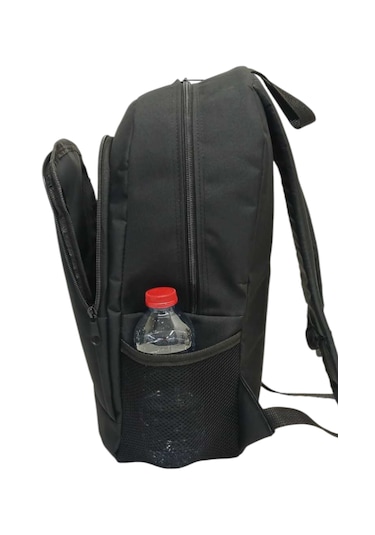 M.blade Geniş Hacimli Su Geçrmez Kumaş Okul Sırt Çantası Siyah