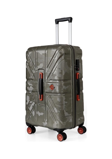 Ççs 5243 Polikarbon & Abs 3 Lü Valiz Seti Haki