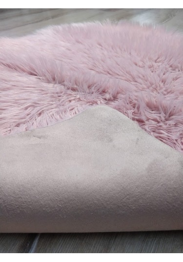 Yamalıhome Peluş Halı Apost Pembe 75x100cm Post Halı