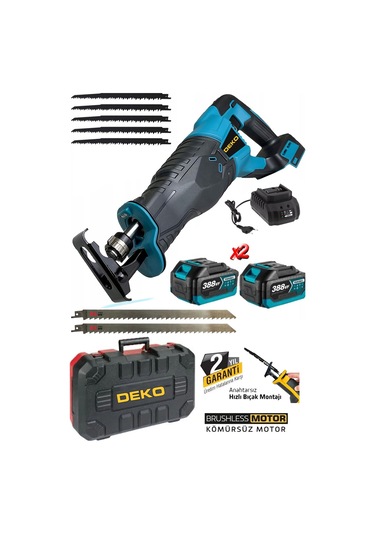 Deko DK7388 Tilki Kuyruğu Testere + 7 Bıçak Set