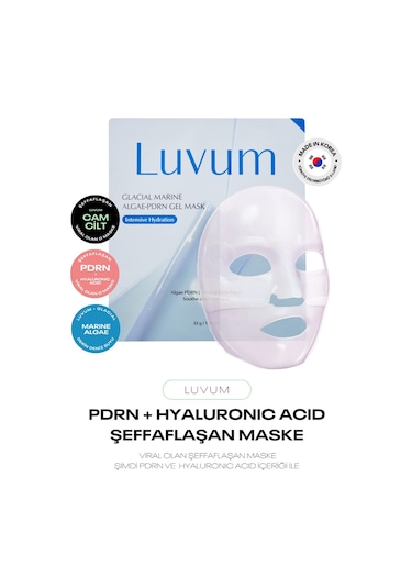 Pdrn Ve Hyalüronik Asit İçeren Marine Algae Şeffaflaşan Jel Kore Maske Gel Mask