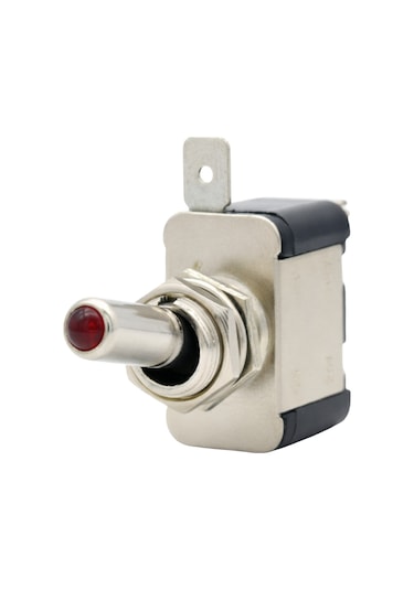 Labarka Kırmızı Işıklı Düğme On-off 12v 20a