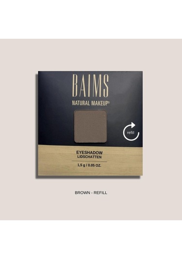 Baims Eyeshadow Yeniden Dolum Göz Farı 50 Brown