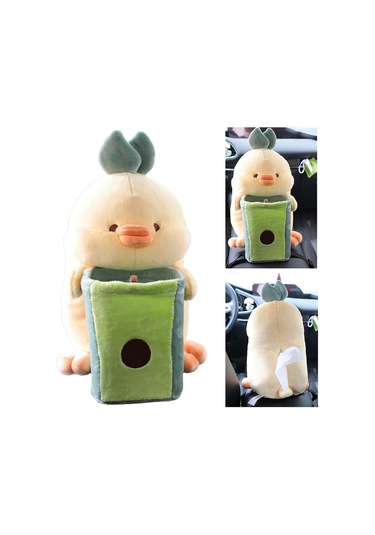 Suntek Magideal Yumuşak Peluş Araba Çöp Kutusu Sevimli Oyuncak Ördek