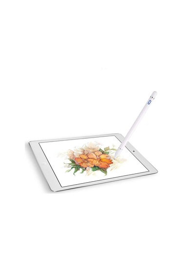 UnDePlus Pencil 08 Stylus Kapasitif Dokunmatik Kalem Beyaz