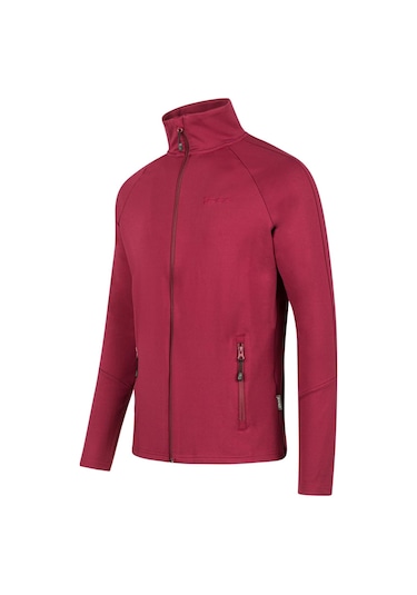 2as Menza Tam Fermuarli Erkek Sweatshirt Bordo 001