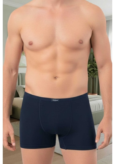Uniquetrenders Erkek Pamuklu 6'lı Modal Boxer Lacivert